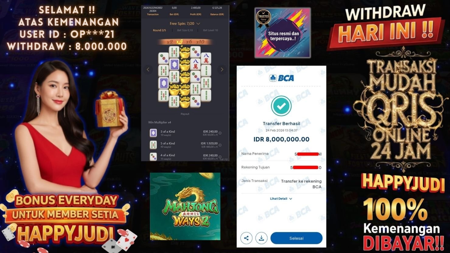 HAPPYJUDI JACKPOT SLOT MAHJONG WAYS 2